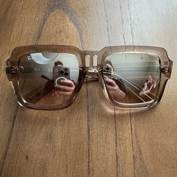 Ray-Ban Magellan Transparent Frame Sunglasses - Picture 1 of 8